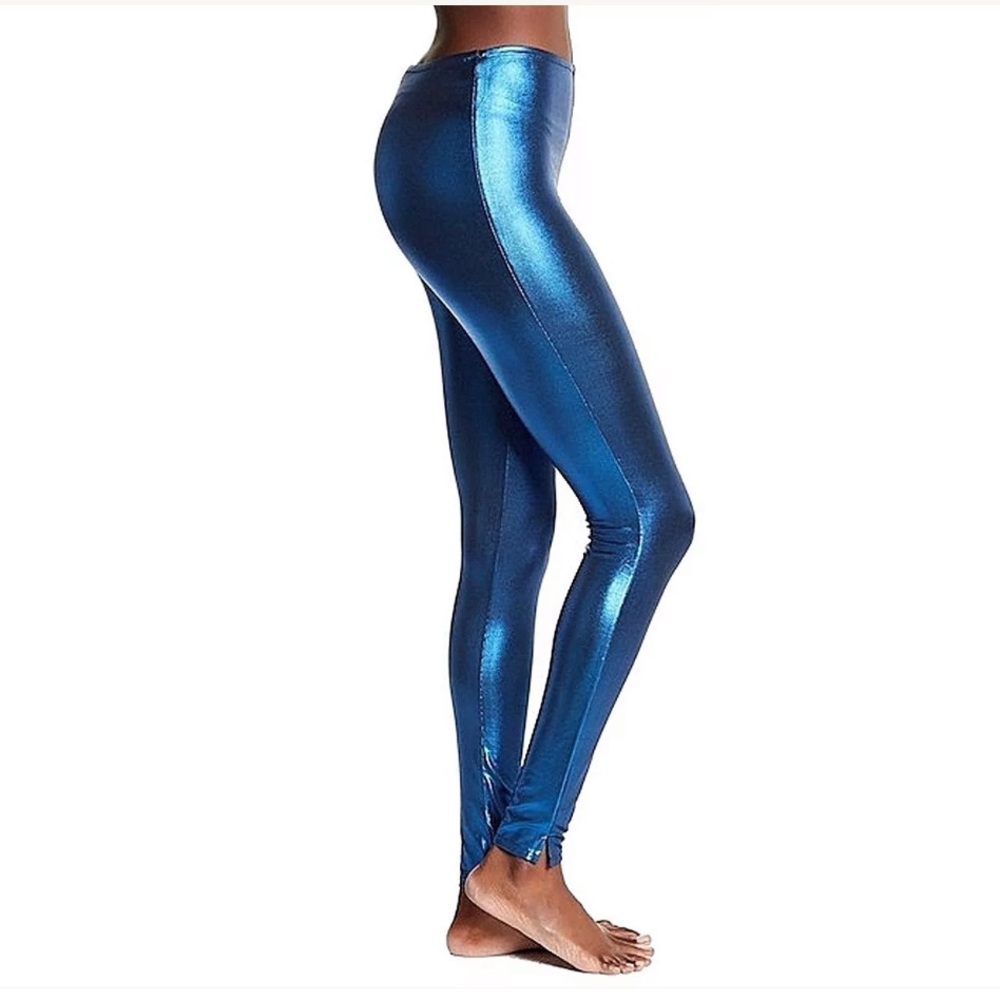 Free People sext shiny leggings